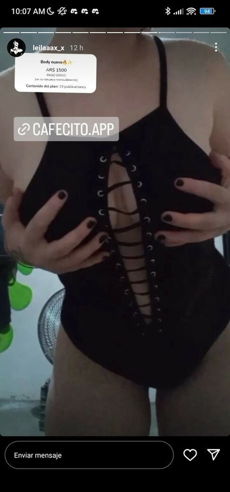 Photo nue de fuite OnlyFans de Leilaaaxx