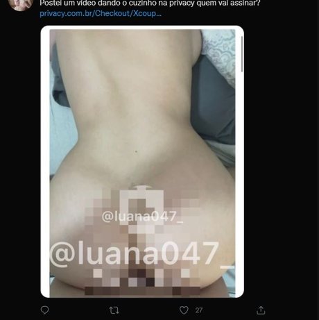 Photo nue de fuite OnlyFans de Luana Gabrielly