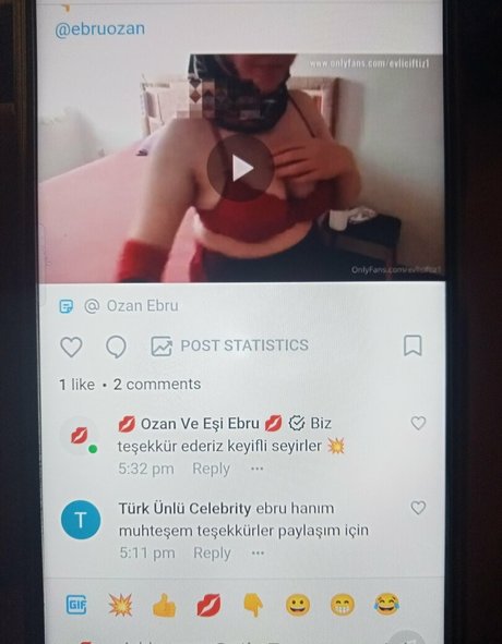 Photo nue de fuite OnlyFans de Ebruozan
