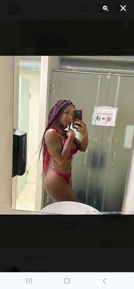 Photo nue de fuite OnlyFans de Chocolaty