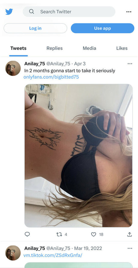 Photo nue de fuite OnlyFans de Anilay75