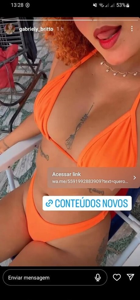 Photo nue de fuite OnlyFans de Gabrielybritto