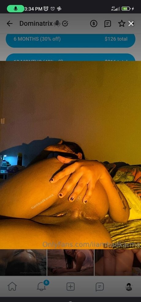 Photo nue de fuite OnlyFans de Iiambadkarma