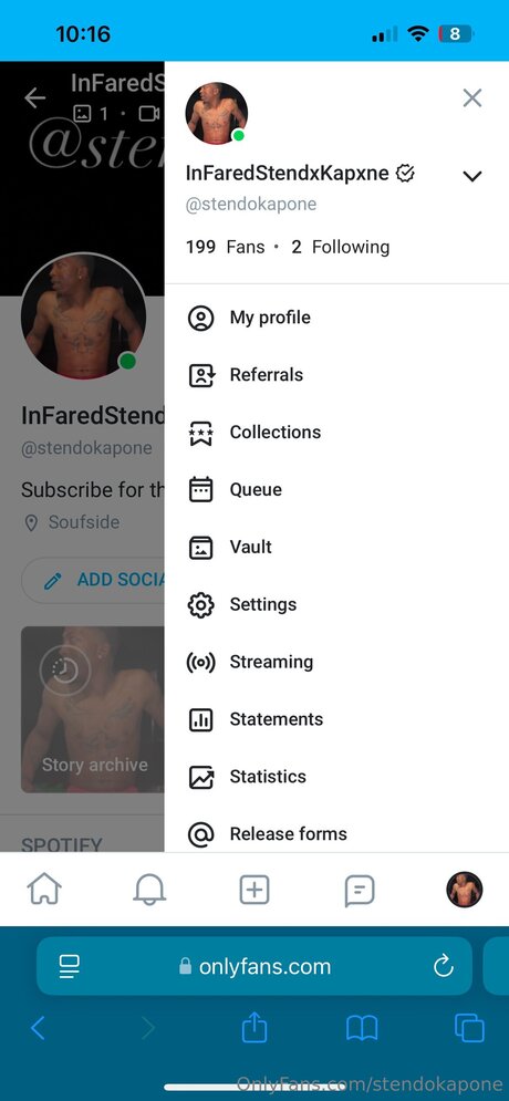 Photo nue de fuite OnlyFans de Stendokapone