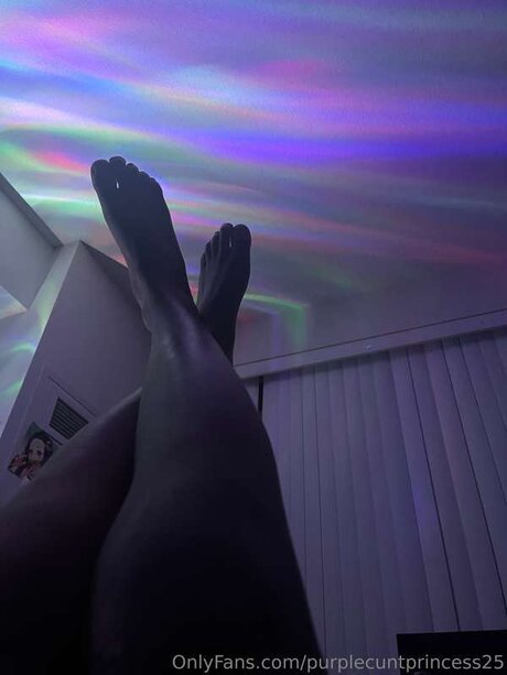 Photo nue de fuite OnlyFans de Purplecuntprincess25