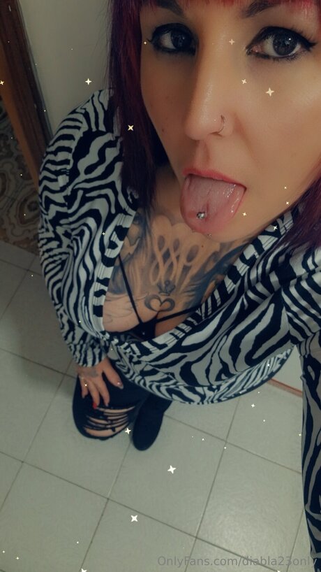 Photo nue de fuite OnlyFans de Diabla23only