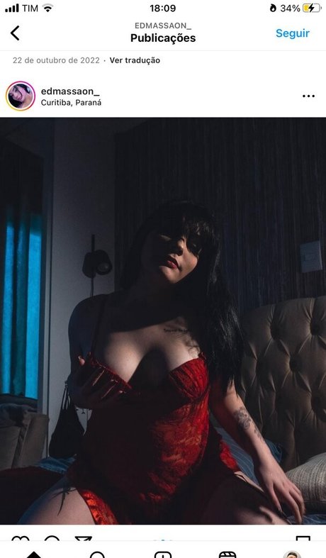 Photo nue de fuite OnlyFans de Ed Massaon
