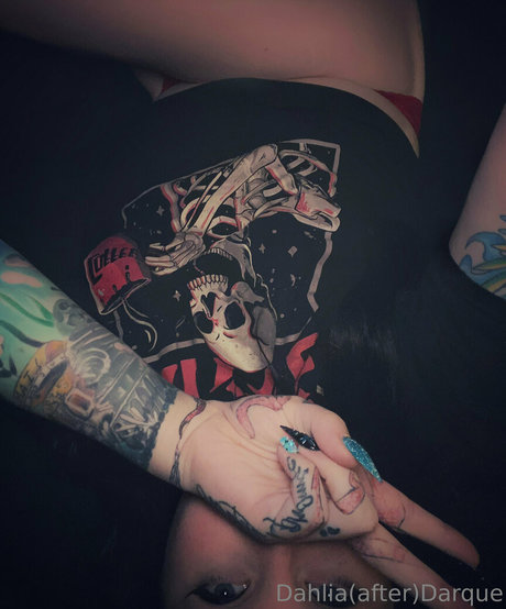 Photo nue de fuite OnlyFans de Darquedahlia