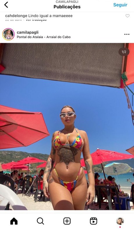 Photo nue de fuite OnlyFans de Camila Pagli