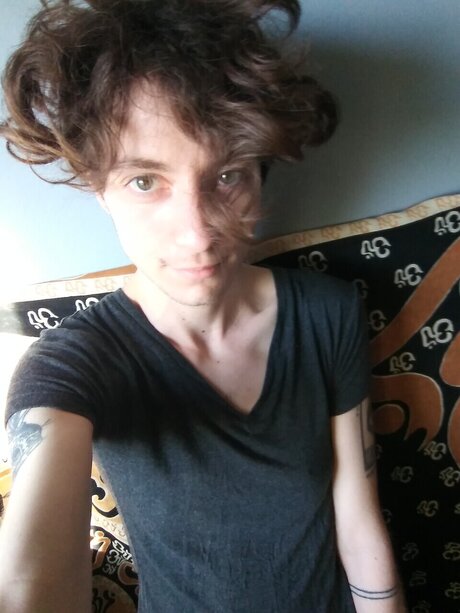 Photo nue de fuite OnlyFans de Wesley Hunter Ftm