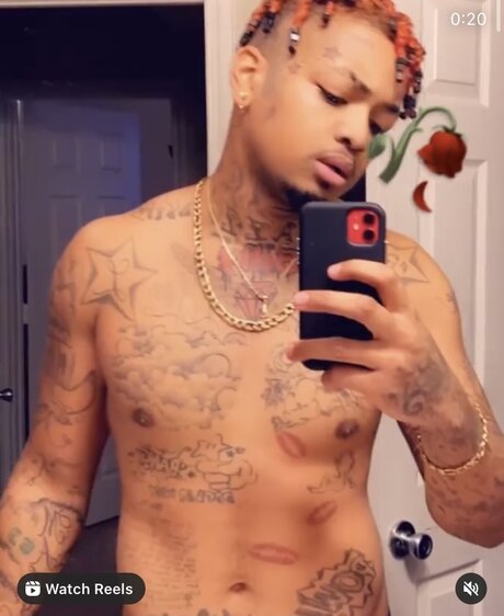 Photo nue de fuite OnlyFans de Redtattz
