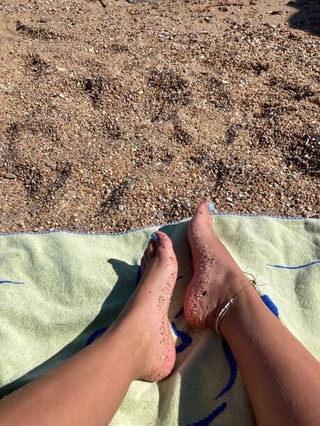 Photo nue de fuite OnlyFans de Yami Feet