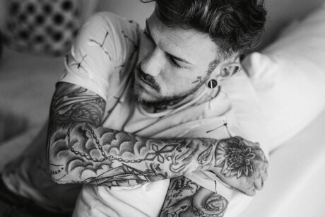 Photo nue de fuite OnlyFans de Inkandskin