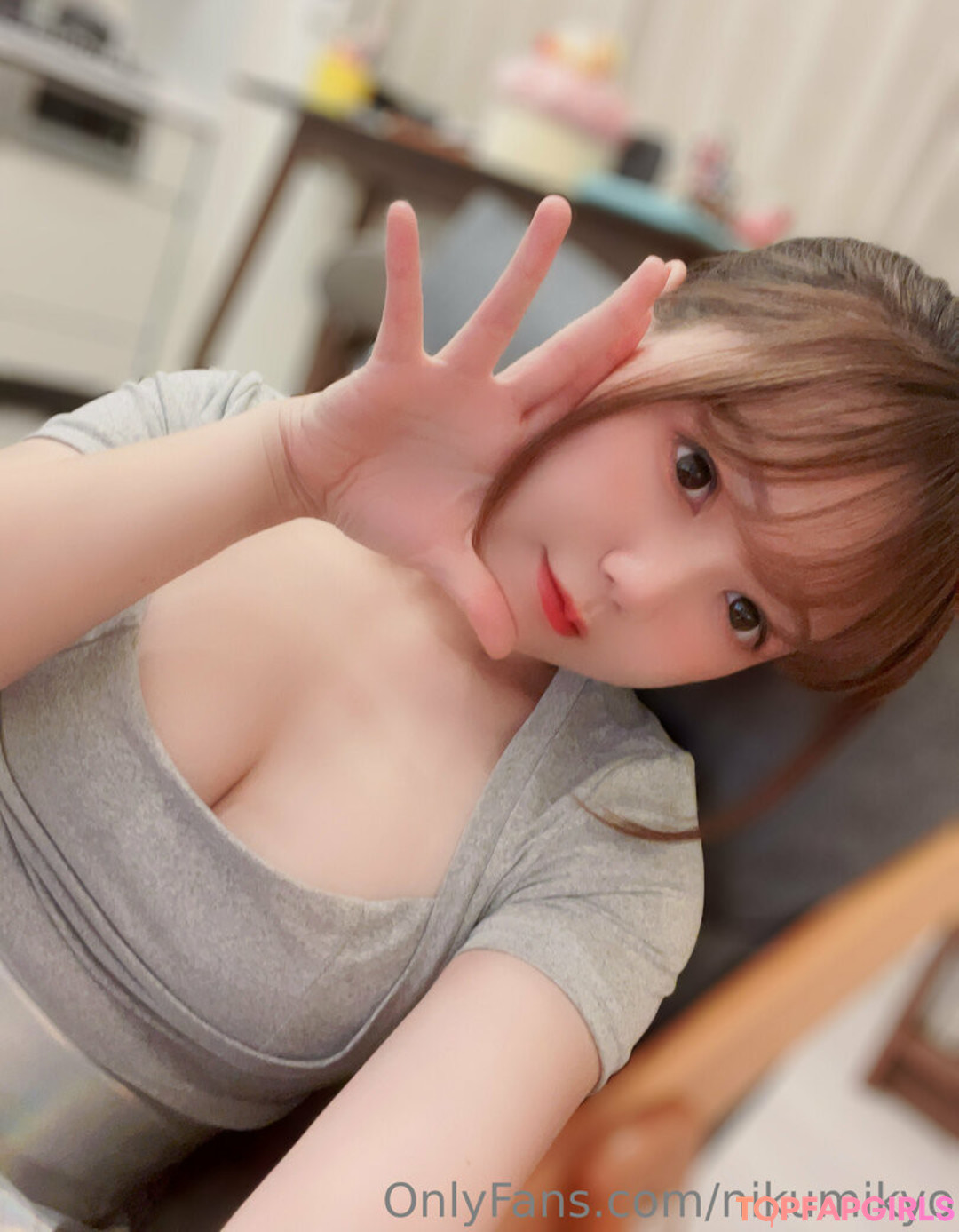 Photo nue de fuite OnlyFans de Nikumikyo #1854