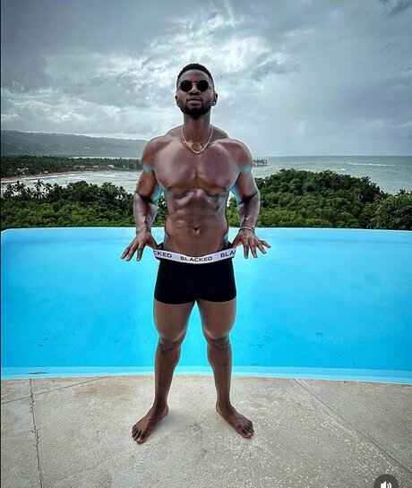 Photo nue de fuite OnlyFans de Nelsonmandingo X