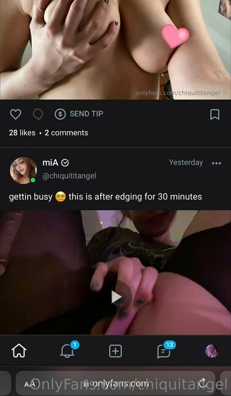 Photo nue de fuite OnlyFans de Chiquitangel