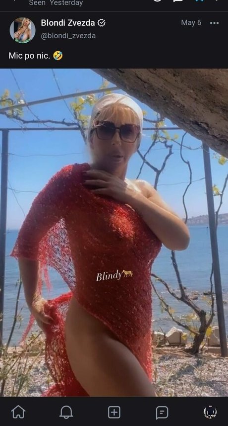 Photo nue de fuite OnlyFans de Blondi Zvezda