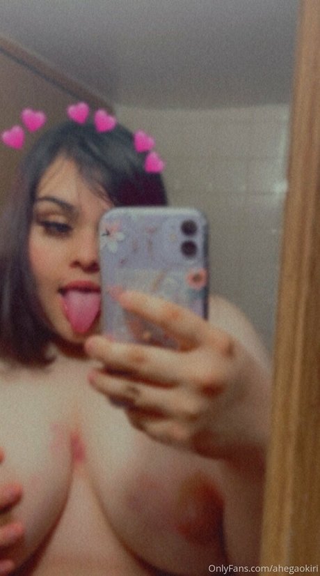 Photo nue de fuite OnlyFans de Ahegaokiri