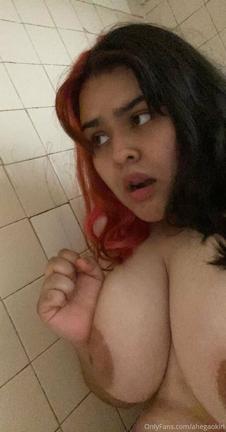 Photo nue de fuite OnlyFans de Ahegaokiri