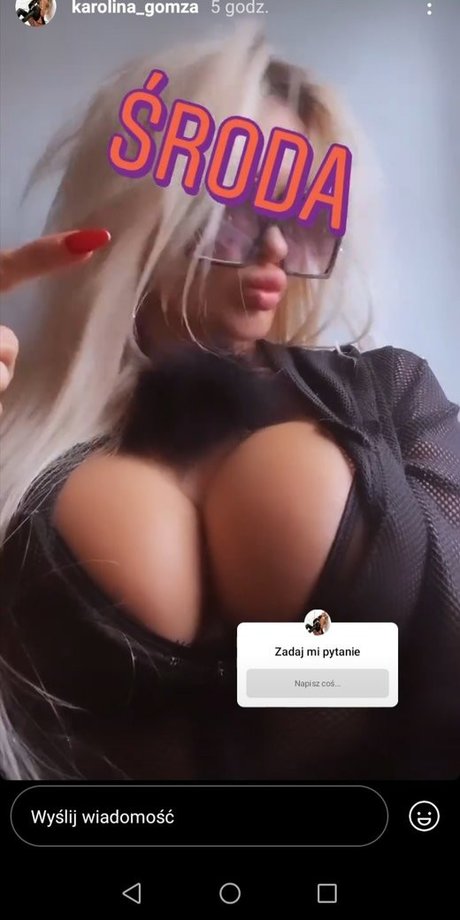 Photo nue de fuite OnlyFans de Karolina Gomza