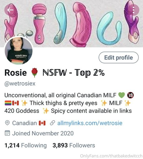 Photo nue de fuite OnlyFans de Thatbakedwitcch