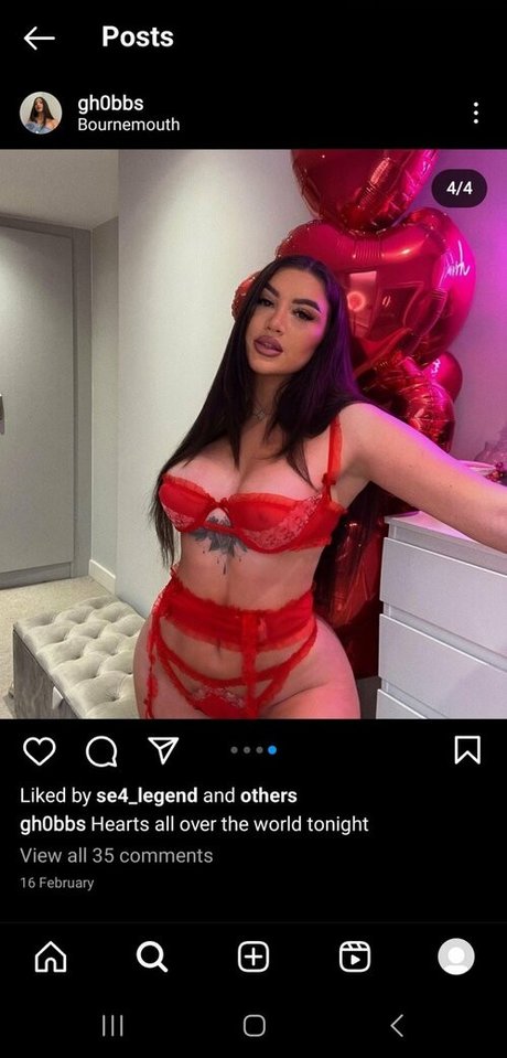Photo nue de fuite OnlyFans de Ghobbs