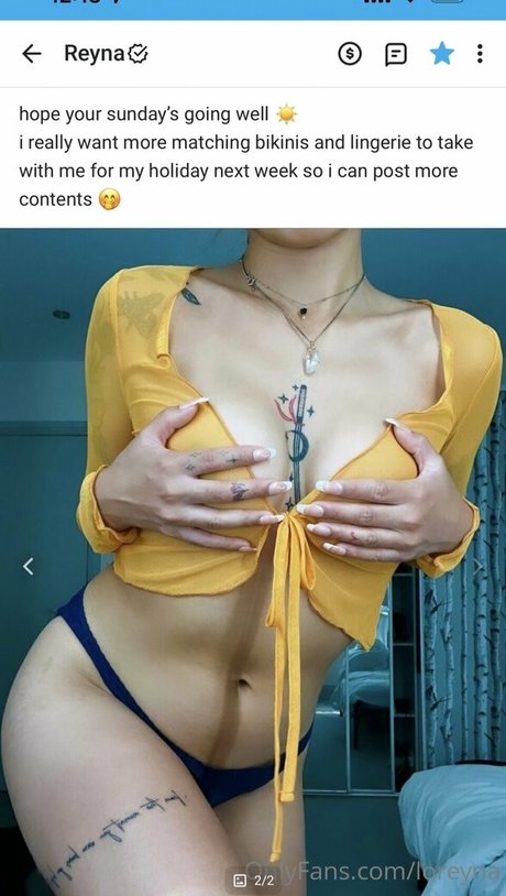 Photo nue de fuite OnlyFans de Loreyna