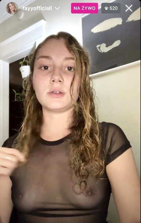 Photo nue de fuite OnlyFans de Fayofficial