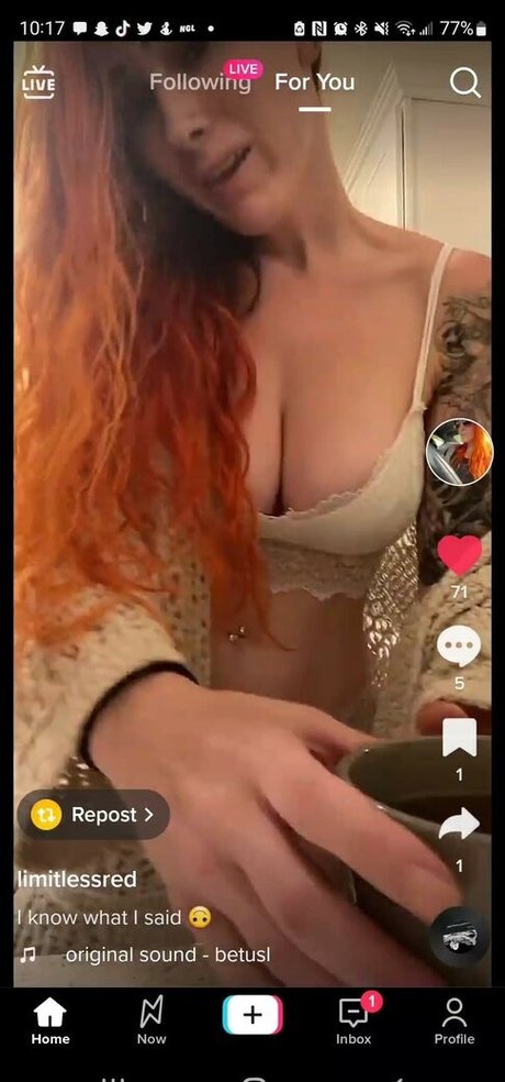 Photo nue de fuite OnlyFans de Limitlessred