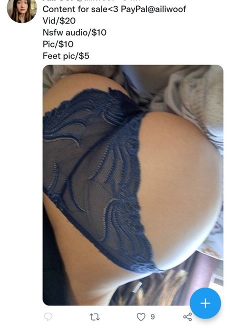 Photo nue de fuite OnlyFans de Ailimeow