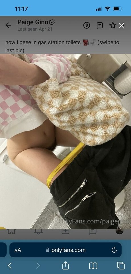 Photo nue de fuite OnlyFans de Paige Ginn
