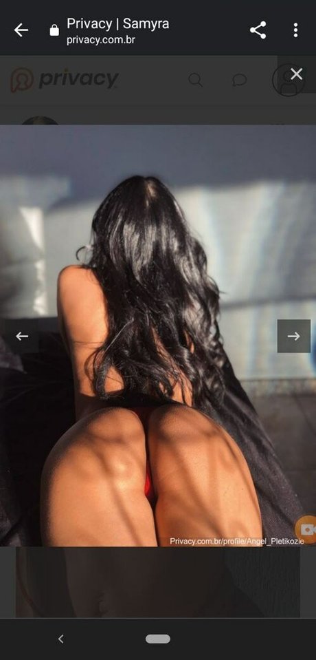 Photo nue de fuite OnlyFans de Samyra Pletikoze