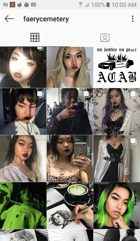 Photo nue de fuite OnlyFans de Faerycemetery