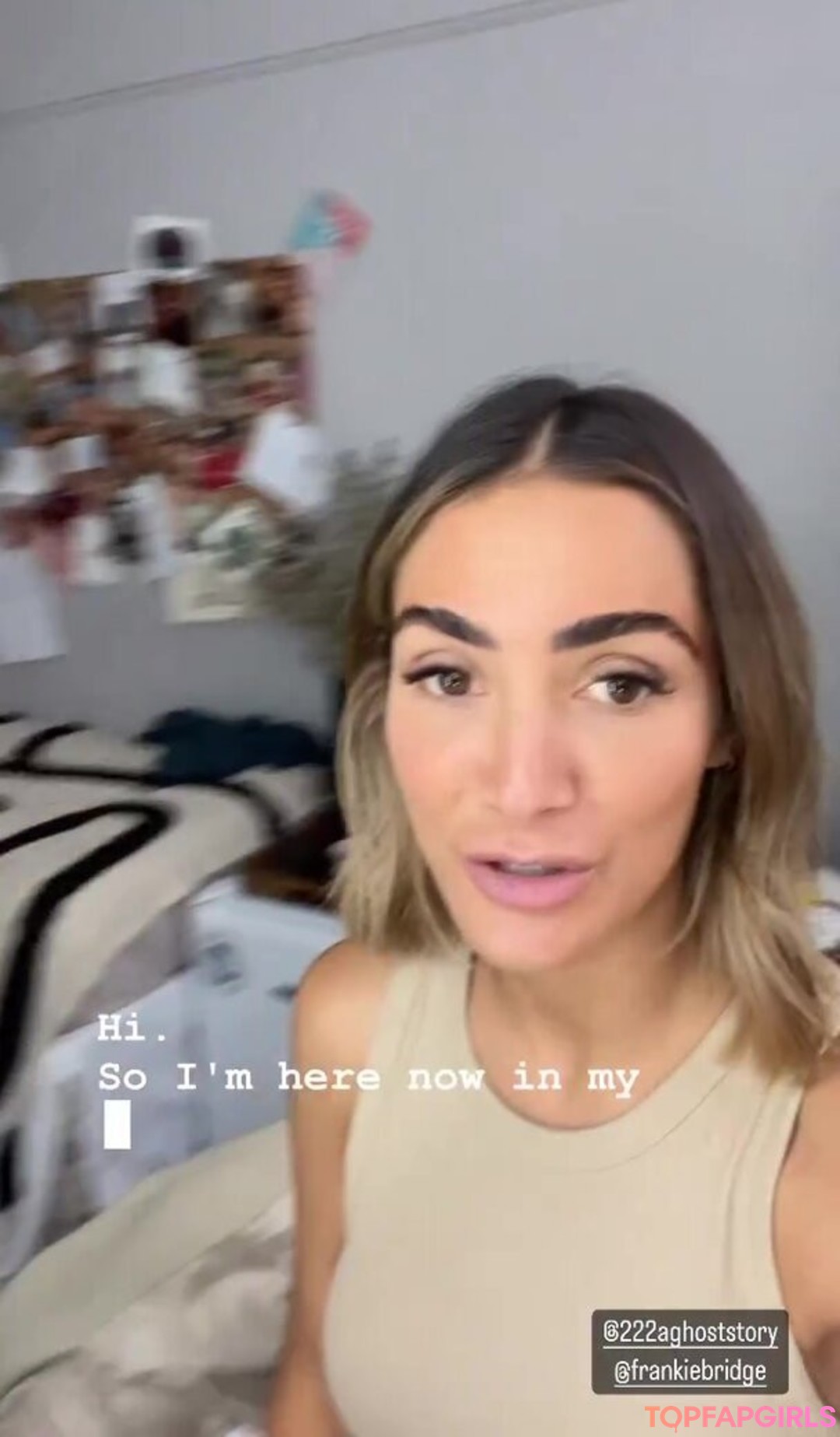 Photo nue de fuite OnlyFans de Frankie Bridge #1356