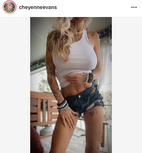 Photo nue de fuite OnlyFans de Cheyenne Evans