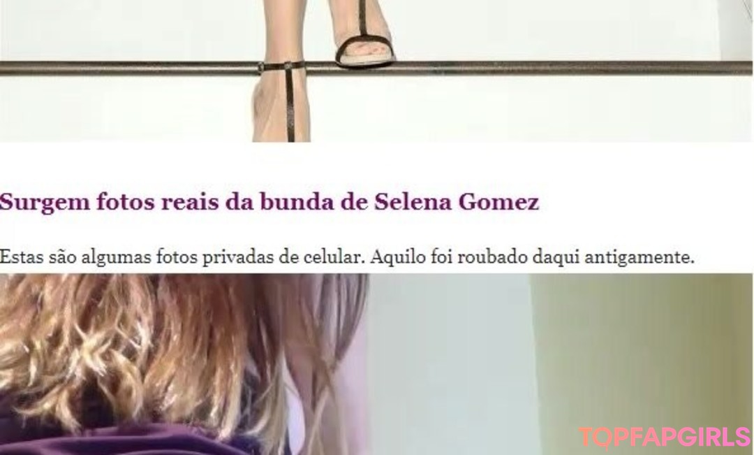 Photo nue de fuite OnlyFans de Selena Gomez #1545