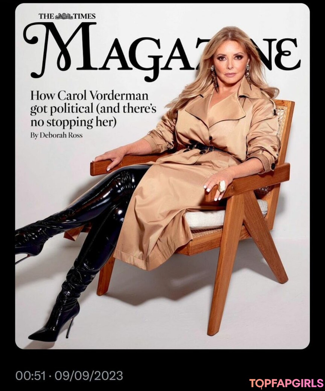 Photo nue de fuite OnlyFans de Carol Vorderman #1180