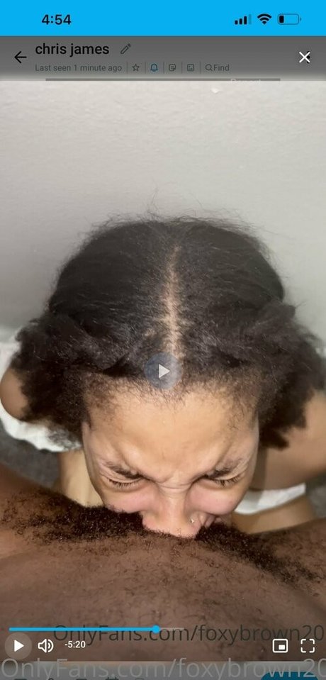 Photo nue de fuite OnlyFans de Foxybrown20free