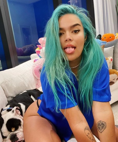 Photo nue de fuite OnlyFans de Karol G