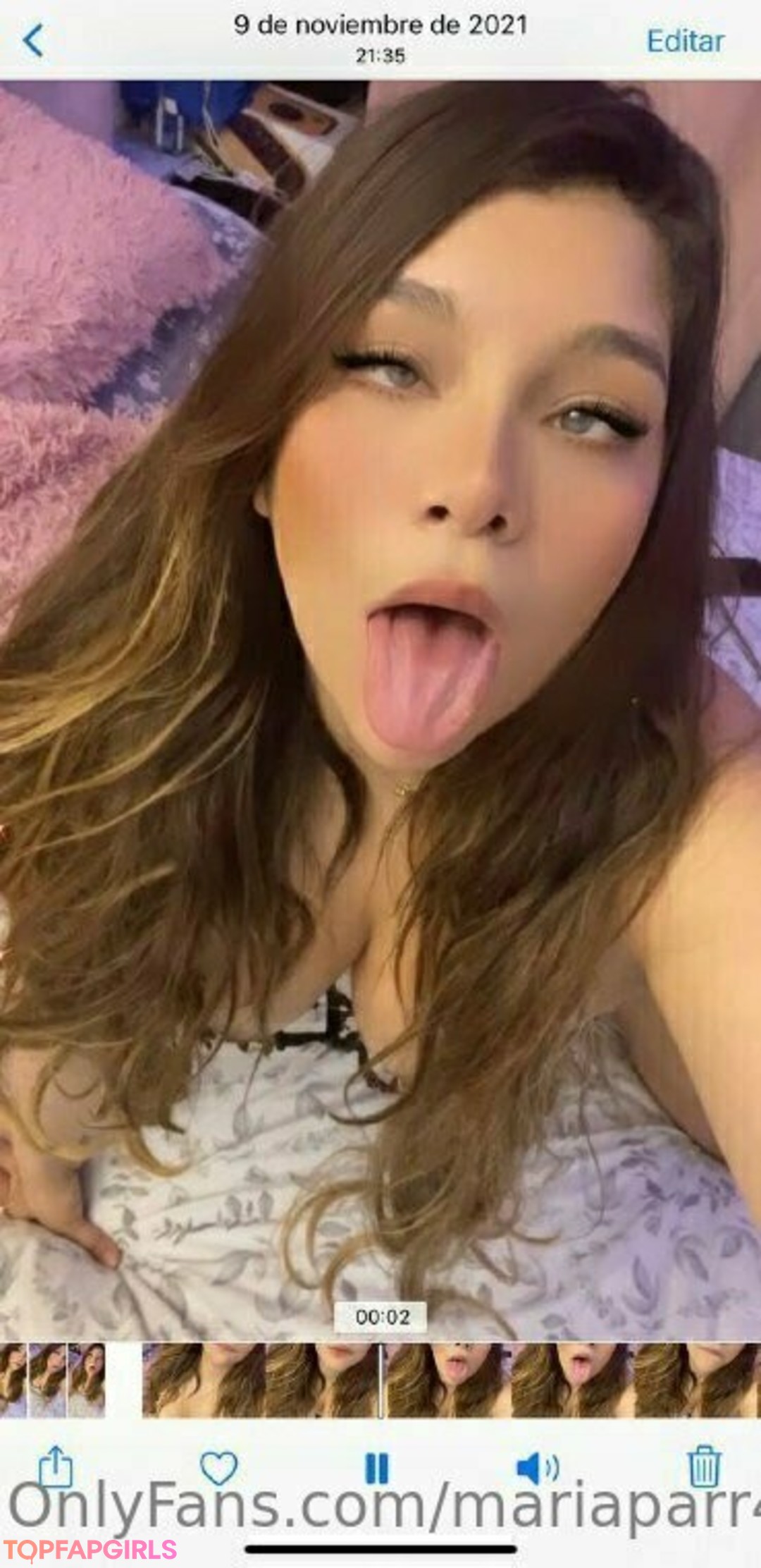 Photo nue de fuite OnlyFans de Mariaparr4free #1110
