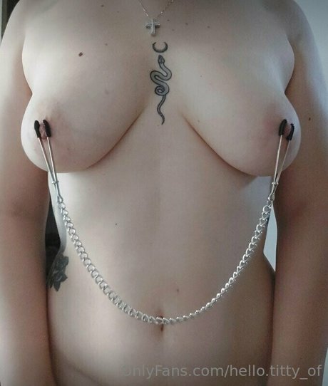 Photo nue de fuite OnlyFans de Hellotittyof