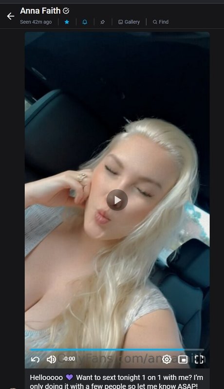 Photo nue de fuite OnlyFans de Anna Faith