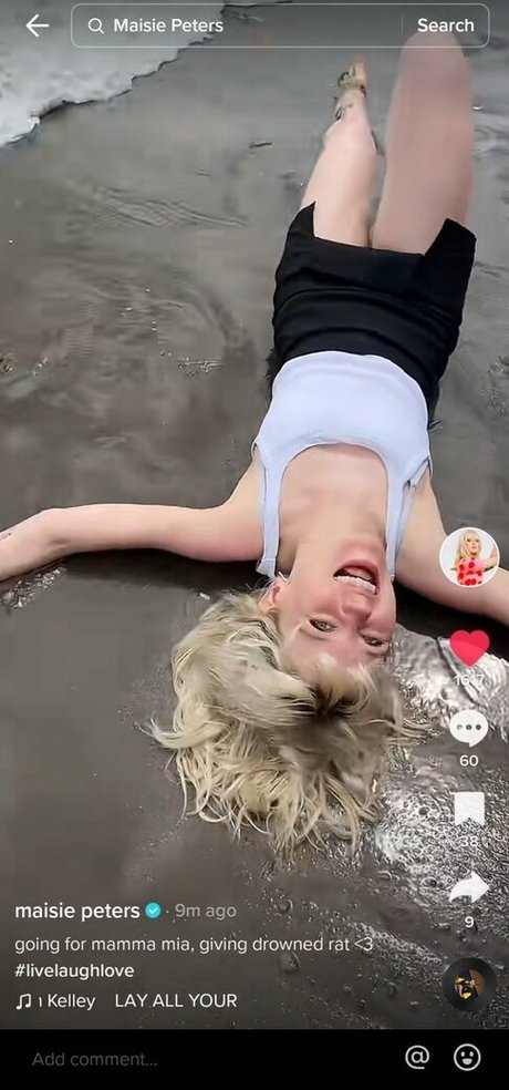 Photo nue de fuite OnlyFans de Maisie Peters