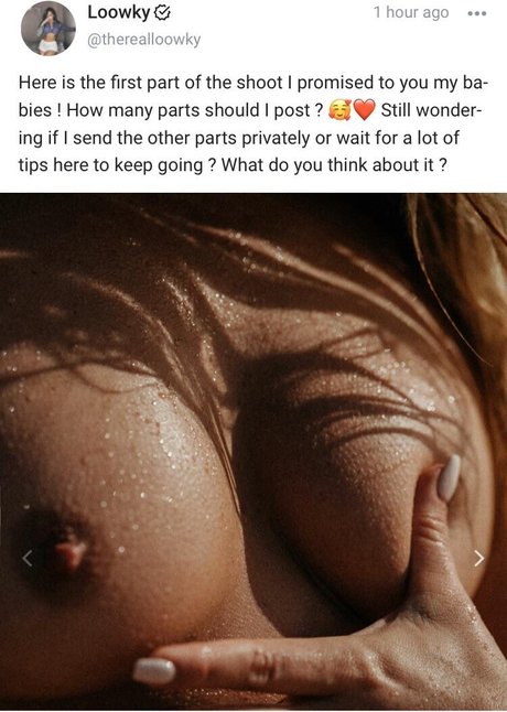 Photo nue de fuite OnlyFans de Loowky