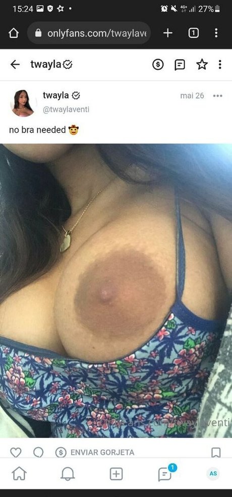Photo nue de fuite OnlyFans de Twayla Venti