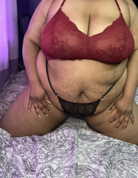 Photo nue de fuite OnlyFans de Ebonybbwangelafree