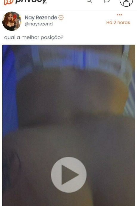 Photo nue de fuite OnlyFans de Nay Rezende