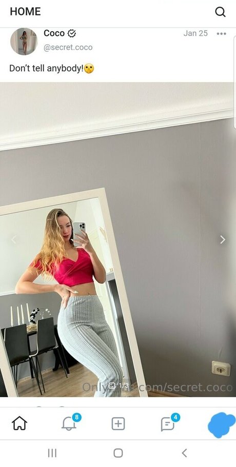 Photo nue de fuite OnlyFans de Cocos Asmr