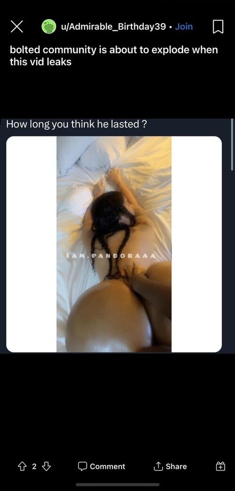 Photo nue de fuite OnlyFans de Iampandoraaa
