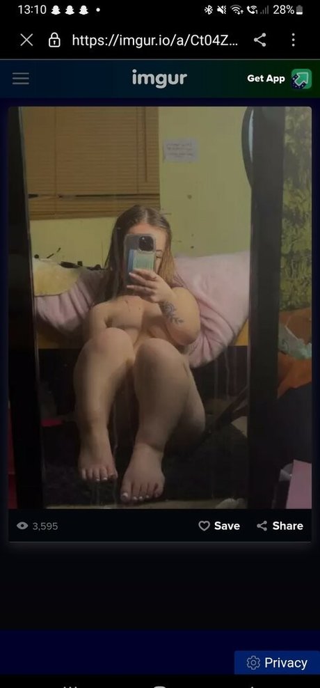 Photo nue de fuite OnlyFans de Ellie Cassidy